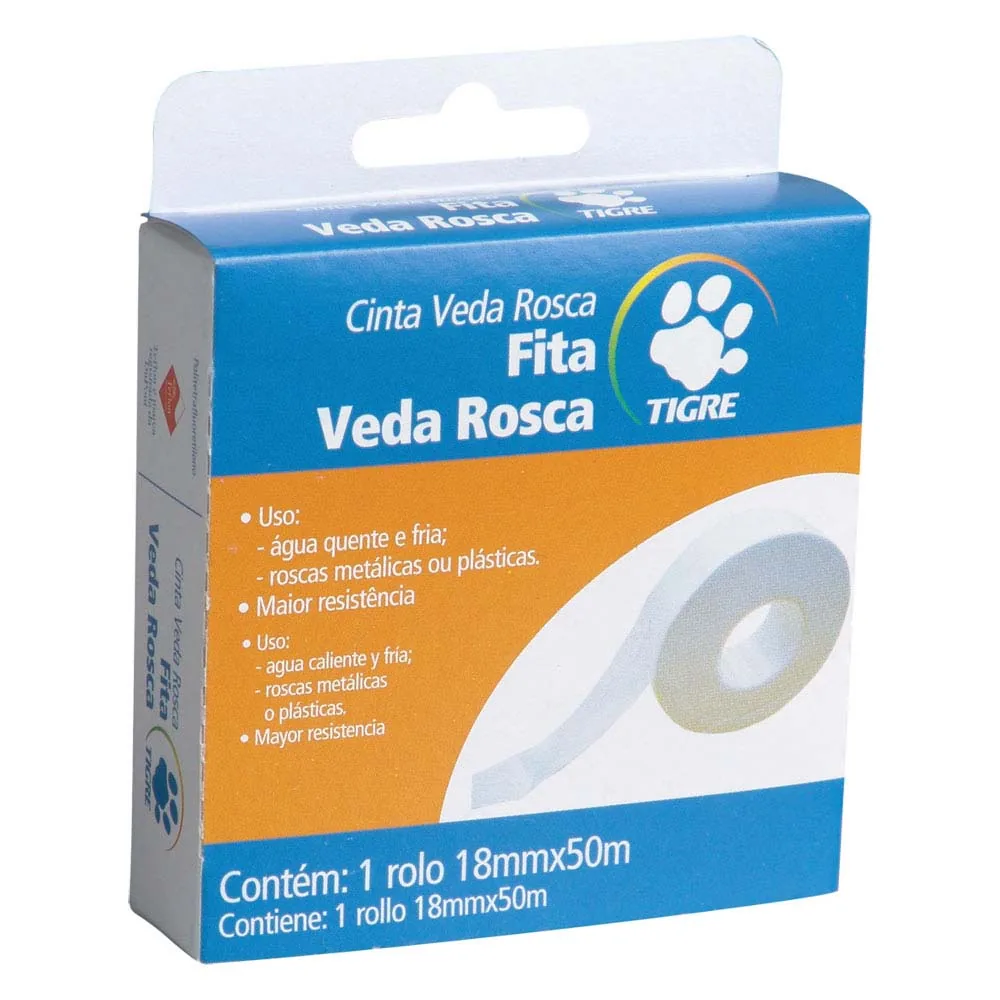 Veda Rosca 18mm X 50 Metros - Tigre