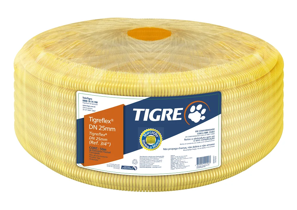 Eletroduto Conrrugado Tigre 20mm