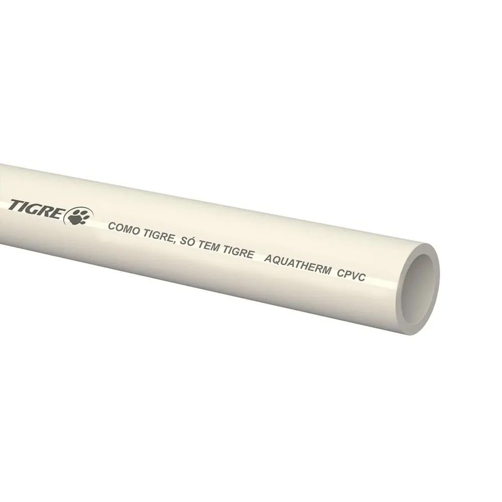 Tubo CPVC Aquat. 28mm Tigre (3MTS/BR)