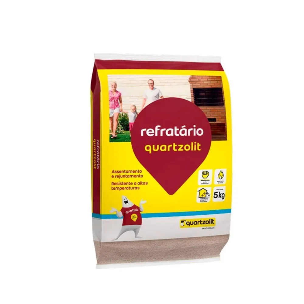 Argamassa Quartzolit Refrataria 5kg