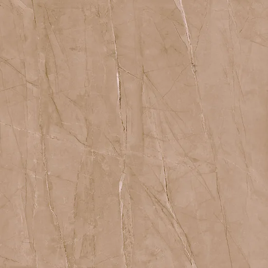 Piso cerâmico polido Pulpis Brown 74x74 - Incopisos