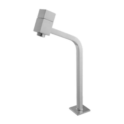 Torneira para Lavatório 4059 Bica Alta Quadrado Luxo 0257 - Metal Tech