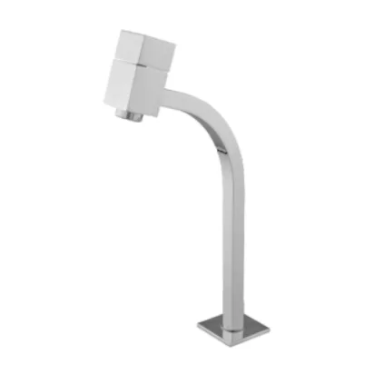 Torneira para Lavatório 4002 Metal Tech Bica Baixa Quadrado Luxo