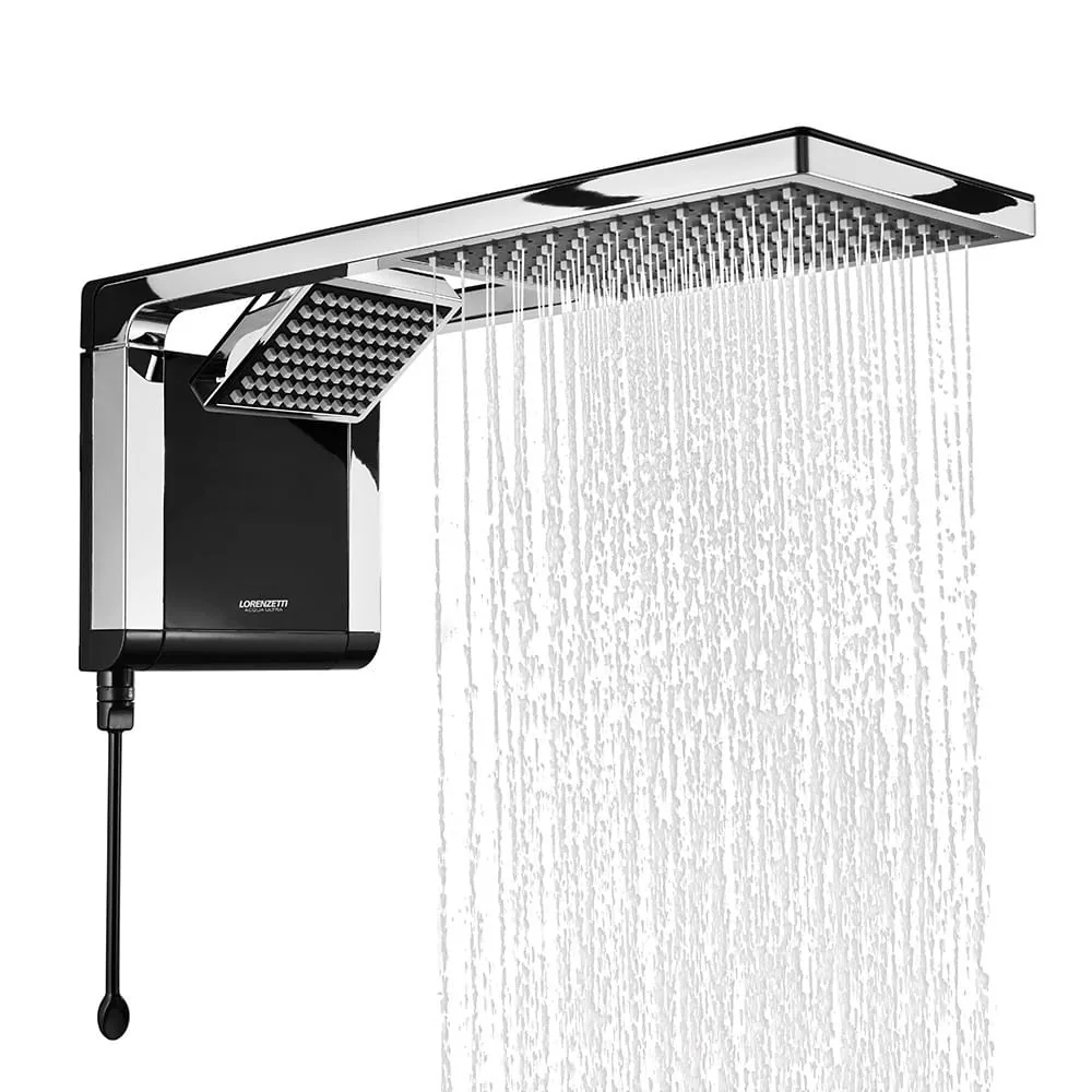 Chuveiro Eiro Lorenzetti Acqua Duo Pr/Cromado 220/6800